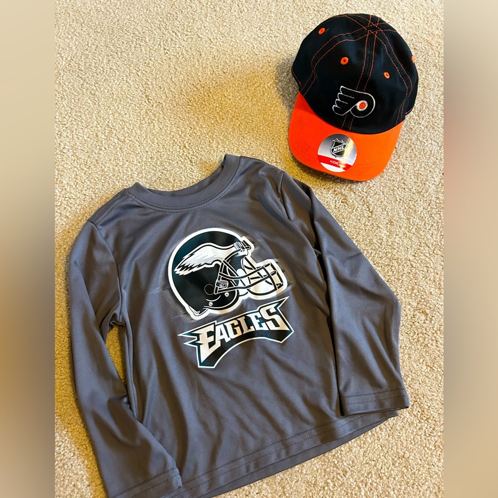 Bundle of toddler Philly sports gear